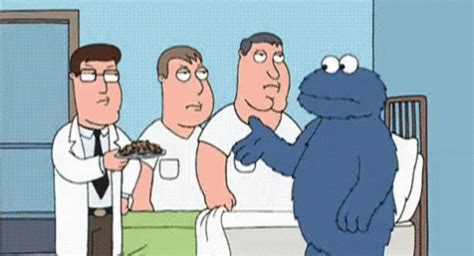 cookie monster family guy gif|family guy cookie kid.